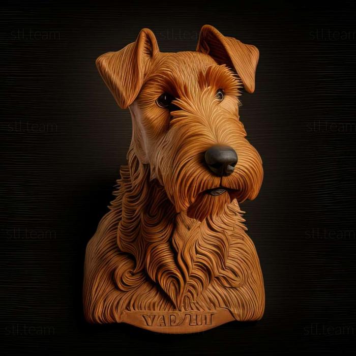 3D model Welsh Terrier dog (STL)
